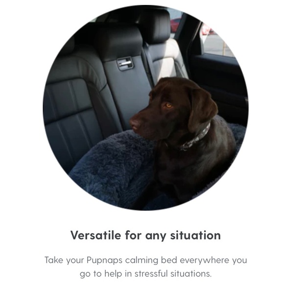 Pupnaps Luxe Calming Bed Small Pink Anti Anxiety Dog Cat Pet Deluxe Donut Fluffy - Picture 11 of 13